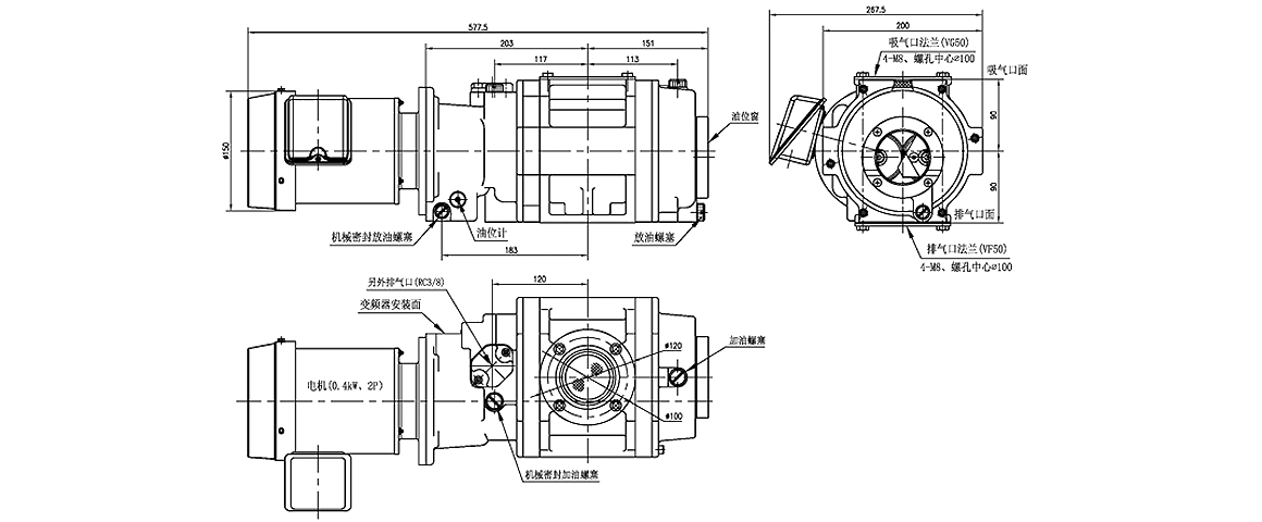 NB2400B羅茨真空泵